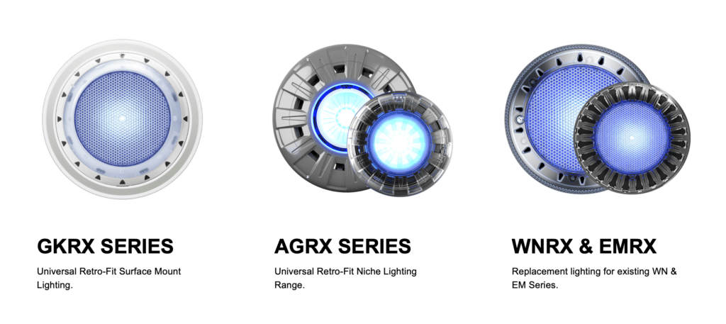 Spa Electric Pool Light Retrofit Range