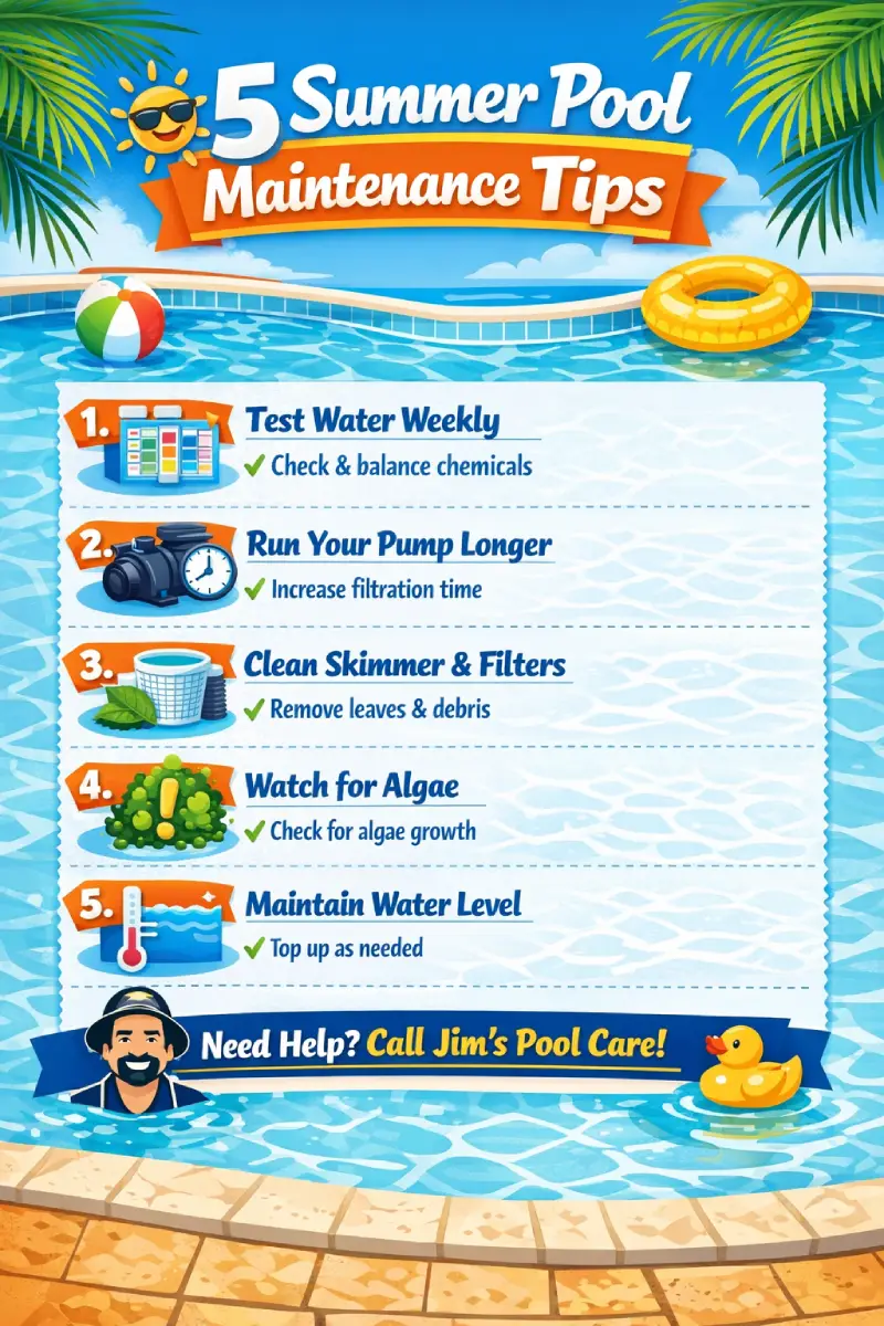 Summer Pool Maintenance Tips