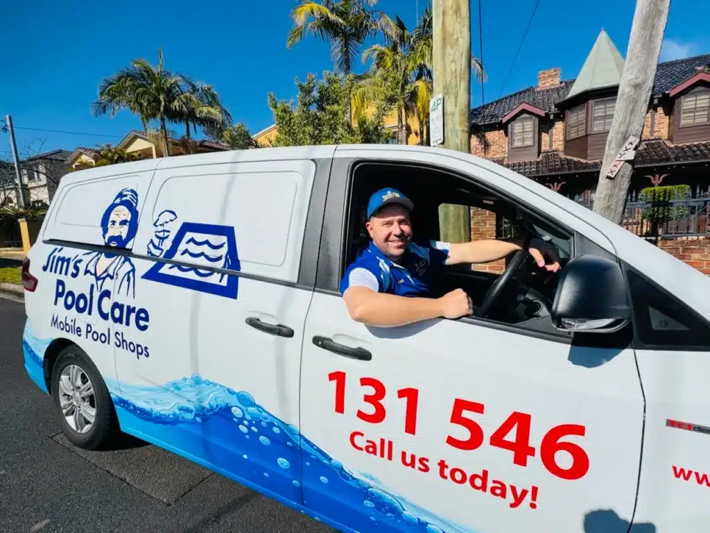 Jims pool care - Driving a a service truck