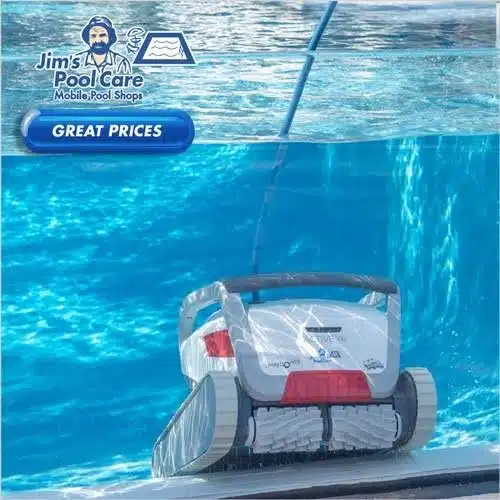 robotic cleaner under pool