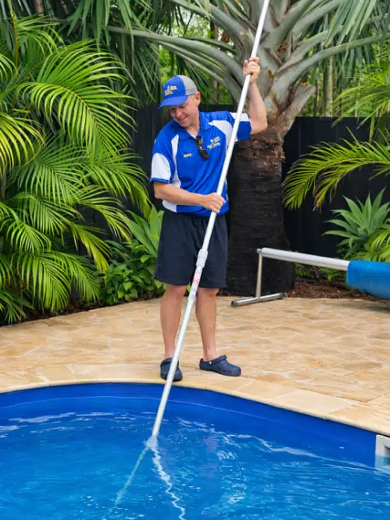 Ricky cleaning