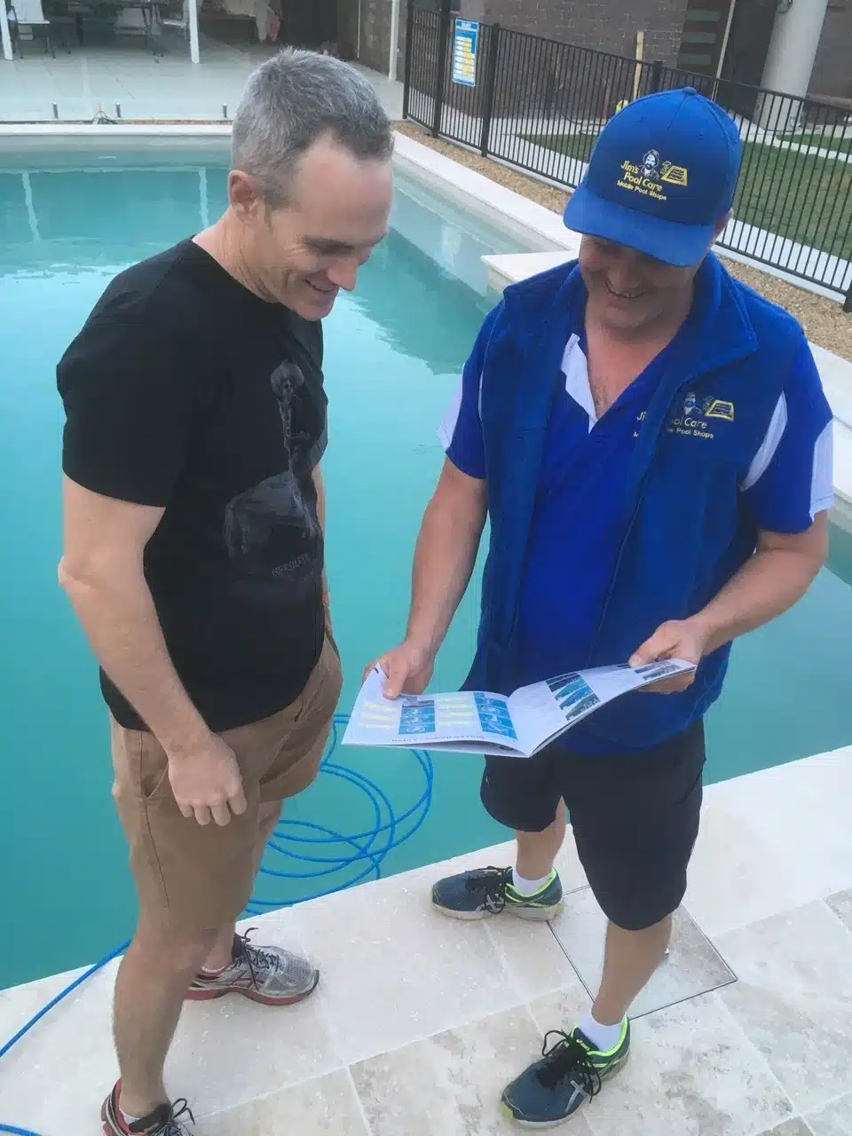 men-discussing-pool-plans