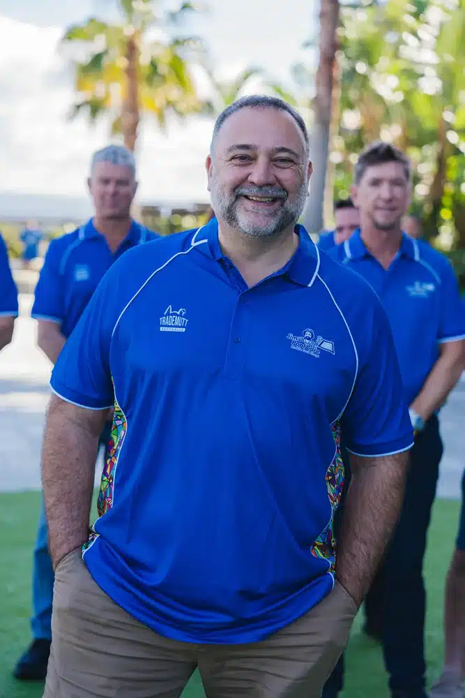 Theron Vassiliou of Jim's Pool Care Melbourne, winner of the Franchisor Divisional Award 2026